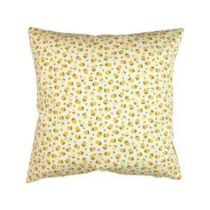 Cushion cover autumn sofa cushion cover decorative cushion 40 x 40 cm, 50 x 50 cm yellow with corduroy, mustard yellow, curry yellow
