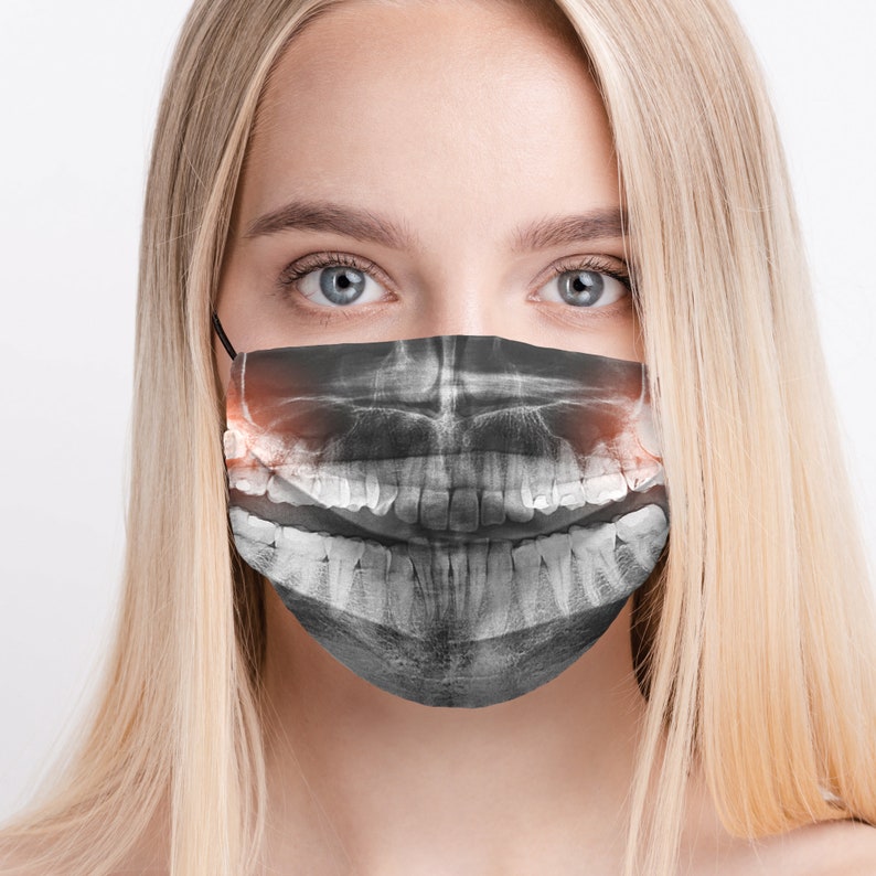 XRAY Face Mask Reusable Cotton Face Mask Anti Dust Mask Etsy