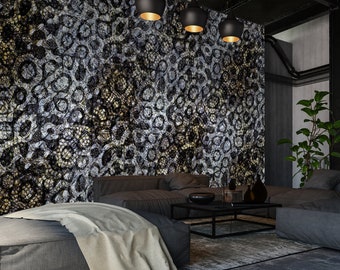 Snake Skin Wallpaper – Luxury Animal Print Wall Mural – Peel & Stick or Unpasted Wallcovering by WallpapArt, W145
