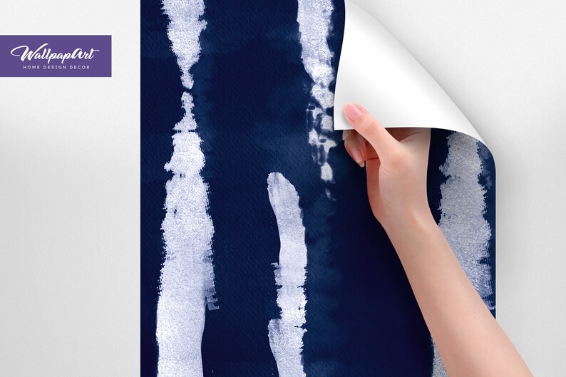 Tie Dye Peel and Stick Wallpaper Removable Wallpaper Tiedye Etsy