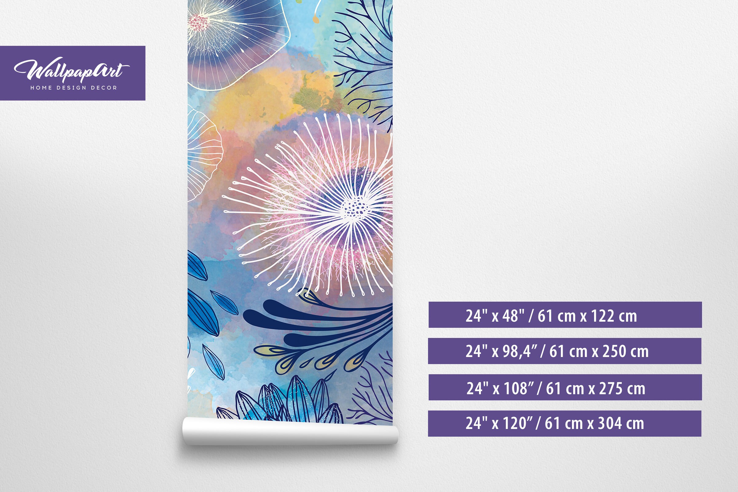 Under the Sea Peel and Stick Wallpaper Removable Wallpaper Etsy