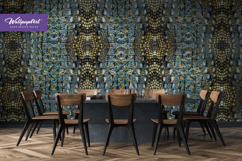 Crocodile Skin Peel and Stick Wallpaper Luxury Removable Etsy