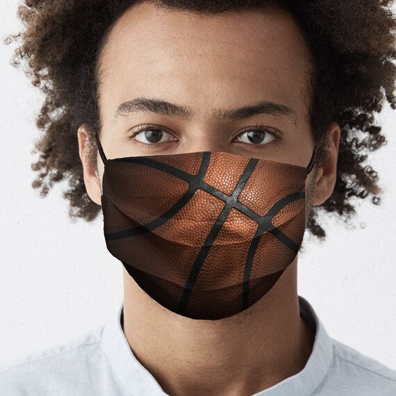 Basketball Face Mask Reusable Cotton Face Mask Anti Dust | Etsy