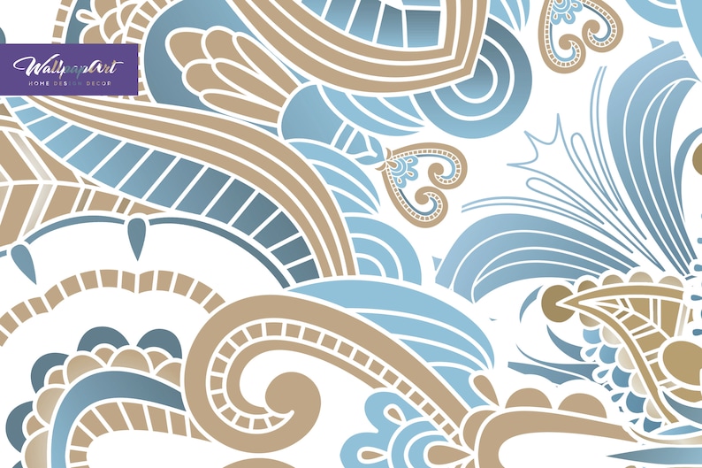 Wall Decal Boho Chic Mandala Mandala Wall Decor Peel and Etsy