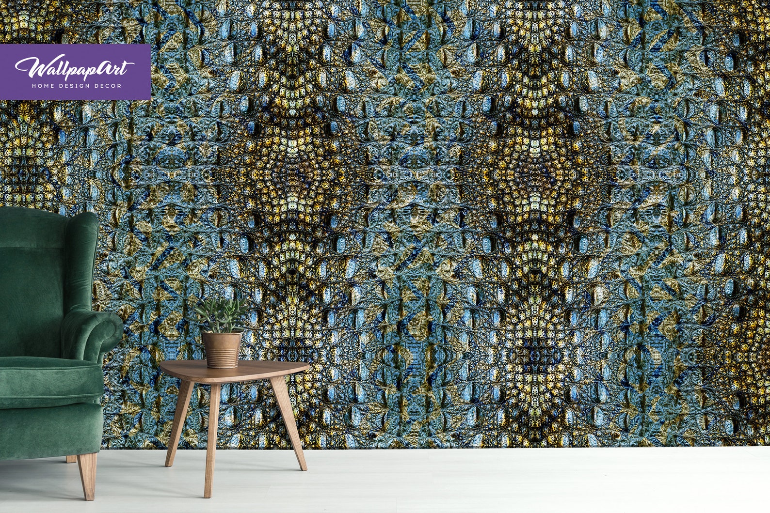 Crocodile Skin Peel and Stick Wallpaper Luxury Removable Wall Etsy