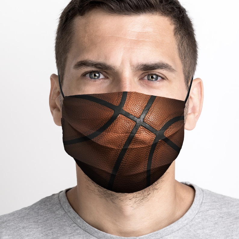 Basketball Face Mask Reusable Cotton Face Mask Anti Dust | Etsy