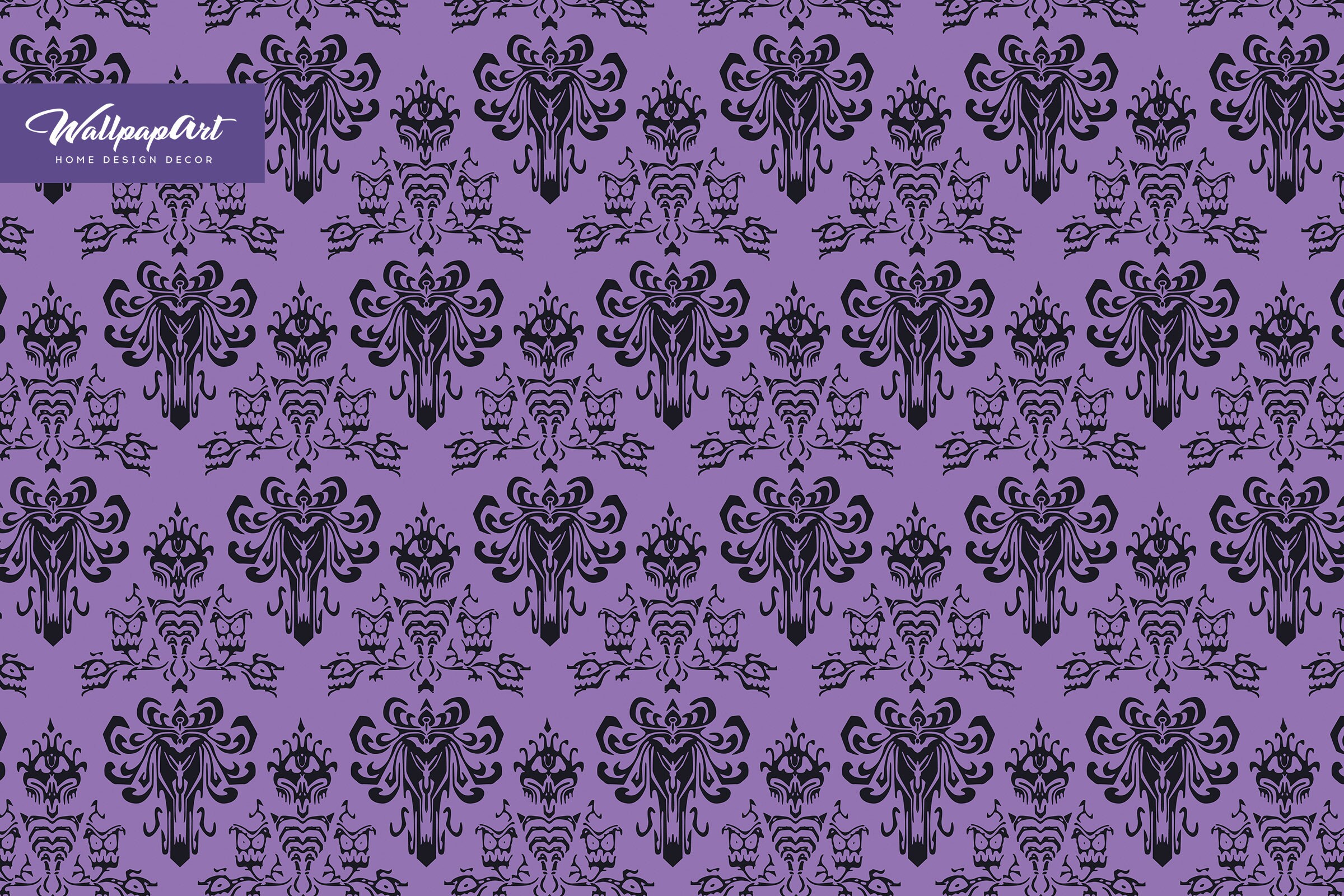 Haunted Mansion Peel and Stick Wallpaper Wallpaper Haunted | Etsy