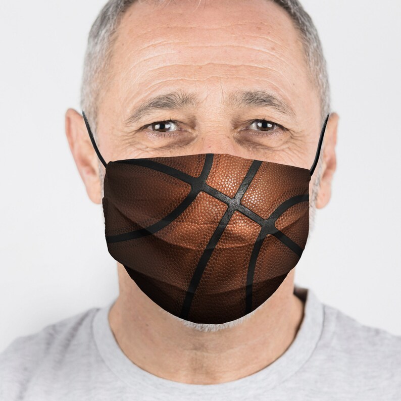 Basketball Face Mask Reusable Cotton Face Mask Anti Dust Etsy