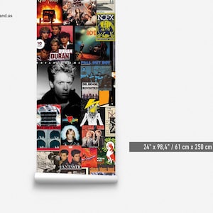 IN VENDITA Poster Rock & Roll Carta da parati rimovibile, stacca e attacca Rock Legends, W215