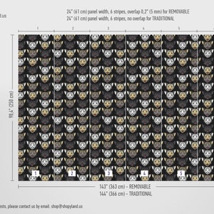 Tapeta Funky Cats – Urocze kocie pyszczki – fototapeta do samodzielnego naklejenia lub bez kleju, designerska tapeta firmy WallpapArt, W135 zdjęcie 8