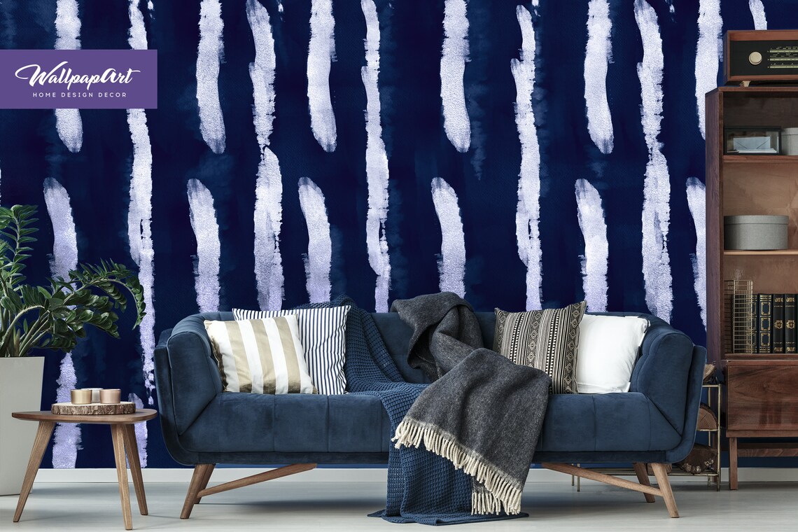 Tie Dye Peel and Stick Wallpaper Removable Wallpaper Tiedye Etsy