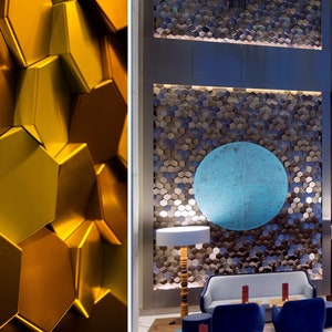 Hexagonal 3D Wall Panels NORM Design, 3D wall panelling system for Wall Decor, Easy to install, Decorative Wall Tiles
