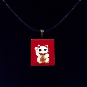 Mini Tiger Oil Painting on 1.5 by 1.5 inch Wood