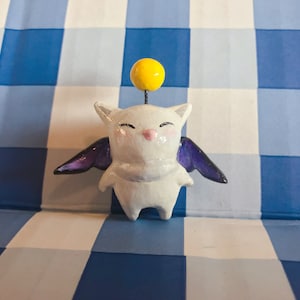 FFXIV Polymer Clay Moogle Magnet