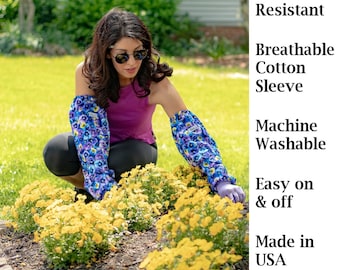 Botanical Floral Arm Sleeves For Women – UV Sun Protection, Cooling With Thumb Hole, One Size Fits Most - View #8