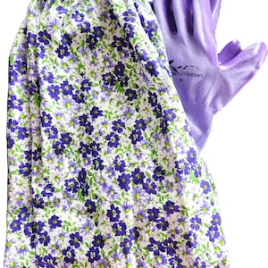 Purple Poppies Farm Sleeves Sun Protection Garden Sleeves for Women Sun Sleeve long sleeve gardening gloves for fat arms skinny arms