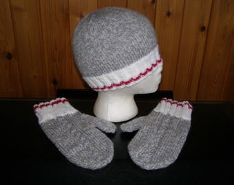 Socke Affe Stil Hut und passende Handschuhe