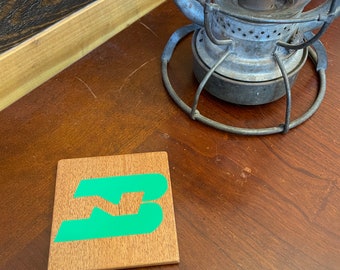 Burlington Northern Railroad Coasters - Burlington Northern - Railroad Coasters - Regalo de ferrocarril