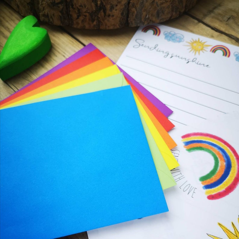 Some beautiful lines on rainbow picture