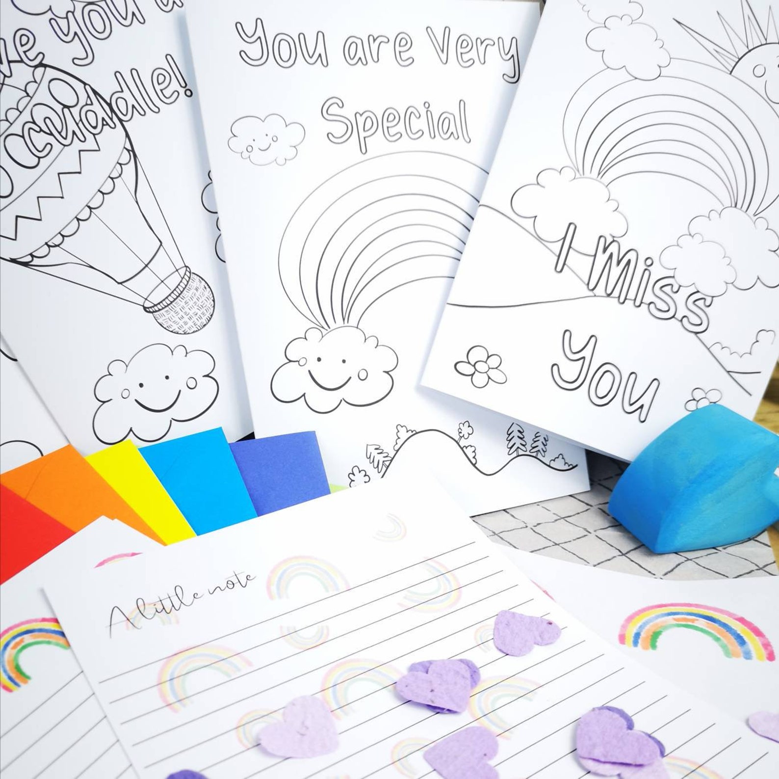 Rainbow Gift Box for children Rainbow Gift Rainbow Etsy