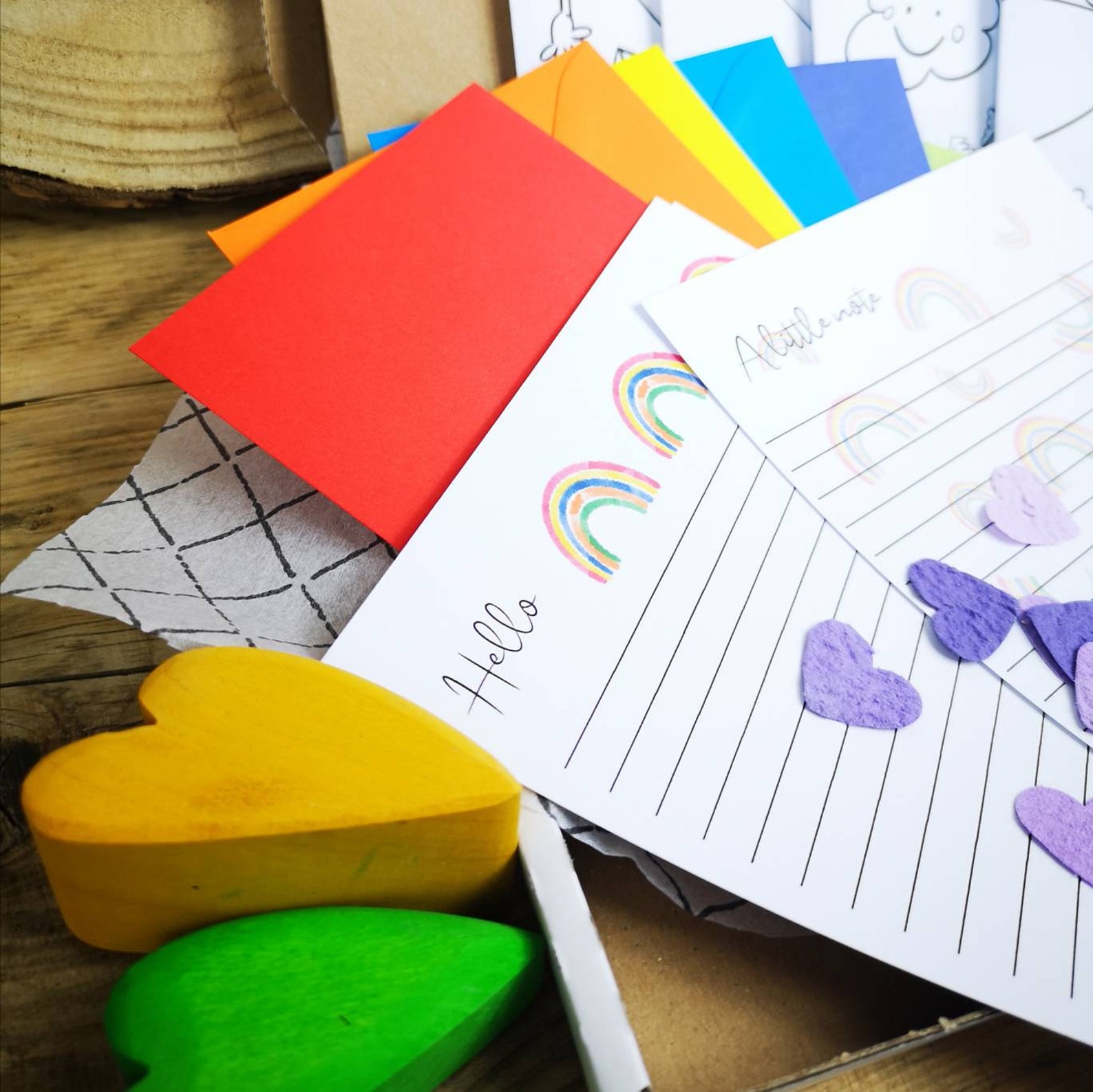Rainbow Gift Box for children Rainbow Gift Rainbow Etsy