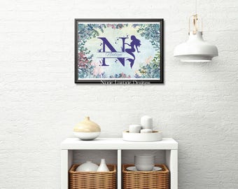Mermaid's Touch Personalized Sign