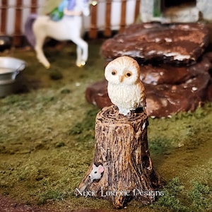 Fairy Garden or Terrarium Petite Owls