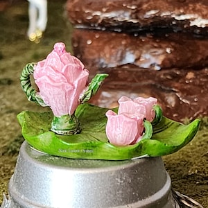 Fairy Garden One Piece Pink Flower Tea Set