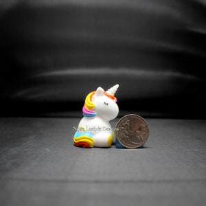 Fairy Garden or Terrarium Sitting Unicorn