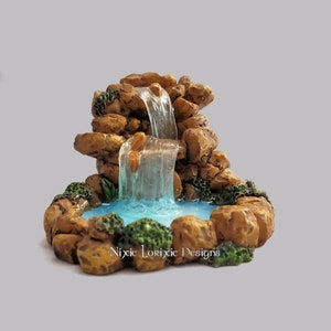 Fairy Garden or Terrarium Mini Waterfall