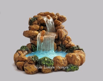 Fairy Garden or Terrarium Mini Waterfall