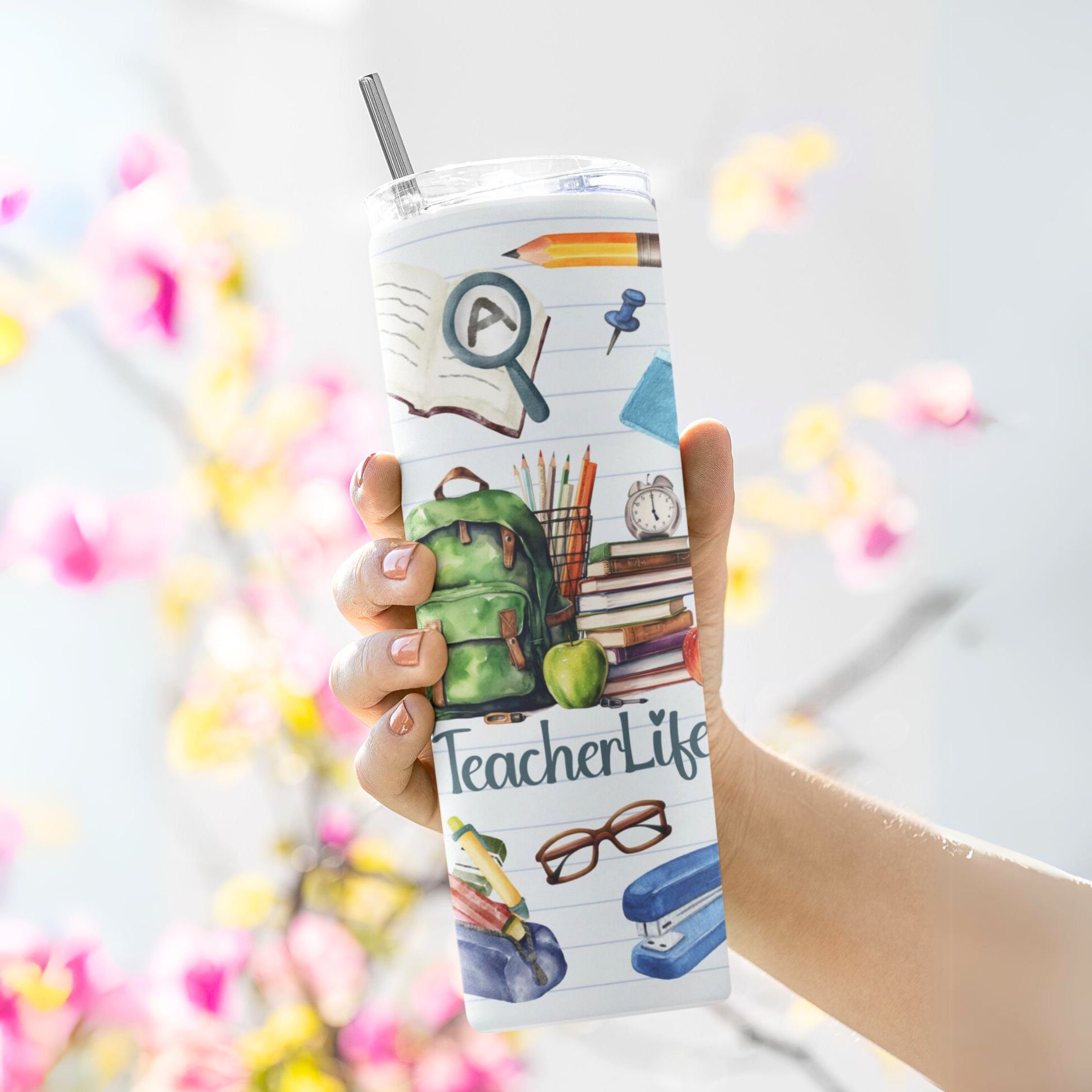 Male Teacher Tumbler Sublimation Design, Teacher Tumbler Wrap for Male