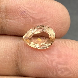 11x14 Pear Morganite Loose stone, Pear Shape Morganite Gemstone, Gemstone Jewelry making, Faceted stone, Morganite Cut Best Selling
