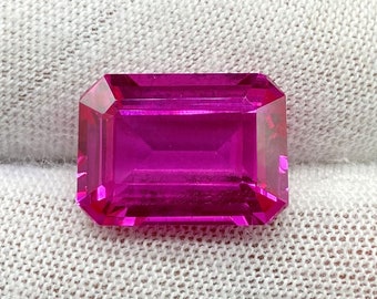 10x14 Natural Flawless Ceylon Pink Sapphire Loose gemstone Octagon shape Sapphire stone, Jewelry making, Emerald cut stone, Faceted Sapphire