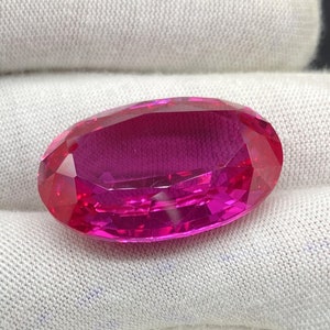 42 Ct Natural Pink Ceylon Sapphire Loose stone, Oval Shape Sapphire Gemstone, Gemstone Jewelry making, 26x18 mm Oval stone, Faceted Sapphire