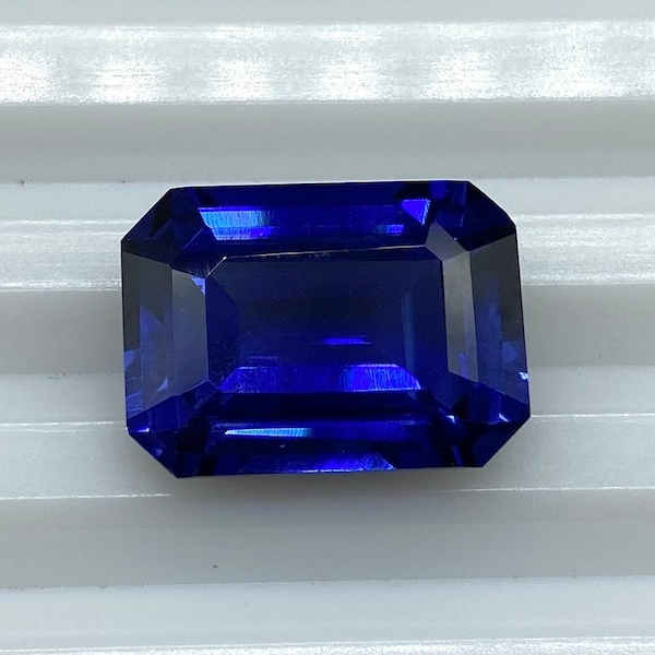 9x13 Natural Flawless Ceylon Blue Sapphire Loose gemstone Octagon shape Sapphire stone, Jewelry making, Emerald cut stone, Faceted Sapphire