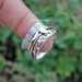 Silver Meditation ring,Life of tree Silver Spinner ring,925 Sterling silver ring, spinner band, Anxiety ring,Boho spin ring, Silver jewelry 