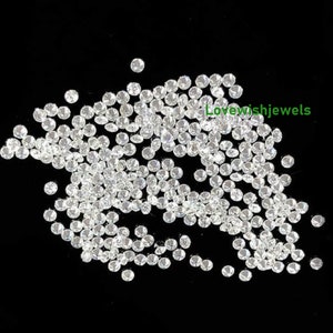 Moissanite Loose Stone GRA Certified D Color VVS1 Clarity Very Small Lot 0.7-3mm Moissanite Stone,Excellent Cut Moissanite Gemstone Jewelry