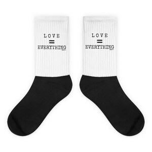 Love is Everything /Patriarchy Socks / LGBT Socks / Gay Socks / Queer Socks / Custom Socks / Resist / Persist / Smash the Patriarchy