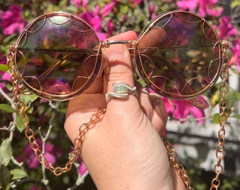 Dream Catchers Sunglasses > Wire Wrapped Sunglasses > Sunglasses > Accessories > Feathers > Chain Sunglasses