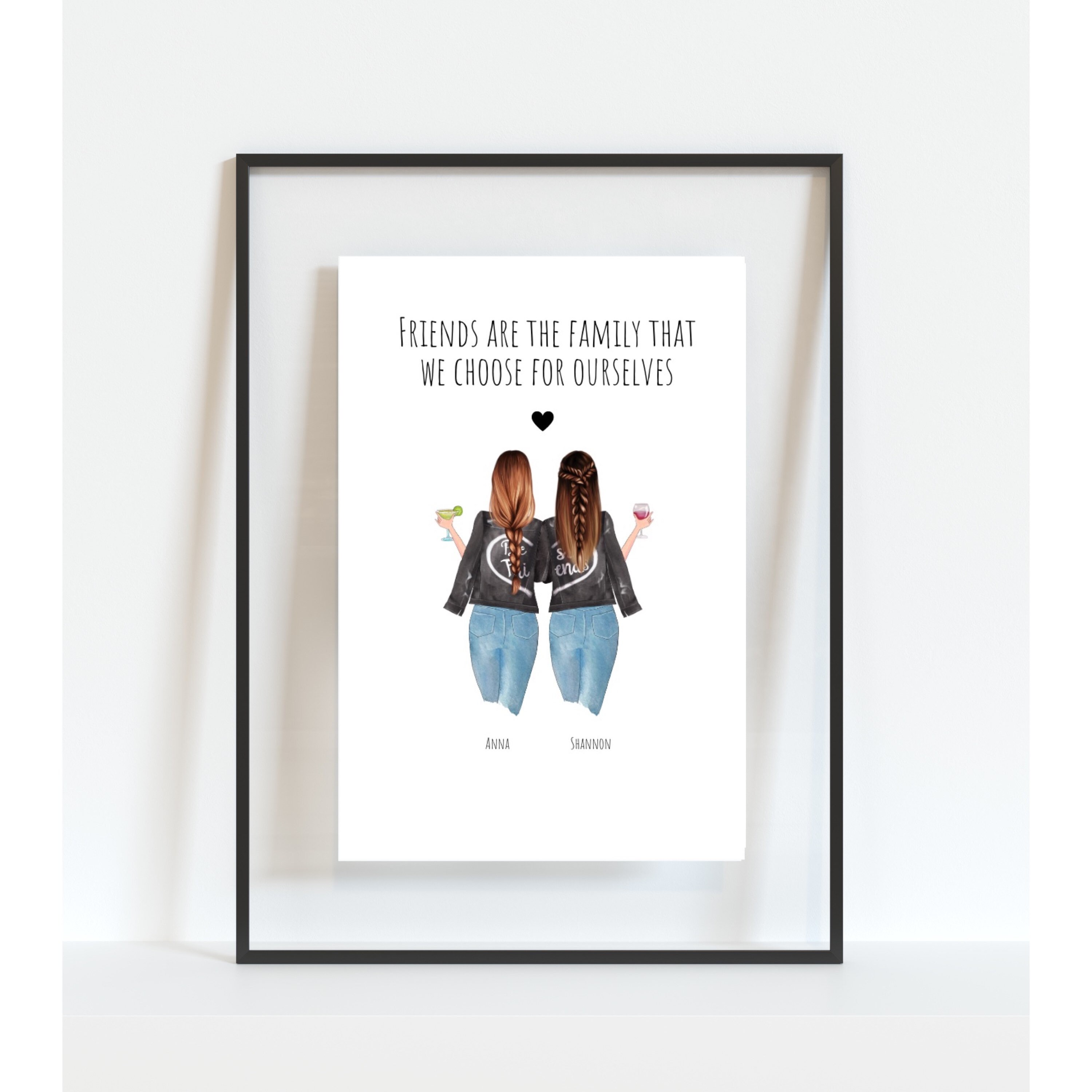 Friendship Print Best Friend Gift Christmas Gifts for - Etsy UK