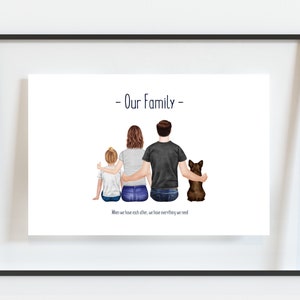 Personalised Family Print, Christmas Gift, Family Present, Gift for Wife, Gift for Husband, Gift for Family, Secret Santa Gift image 3