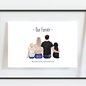 Personalised Family Print, Christmas Gift, Family Present, Gift for Wife, Gift for Husband, Gift for Family, Secret Santa Gift image 4