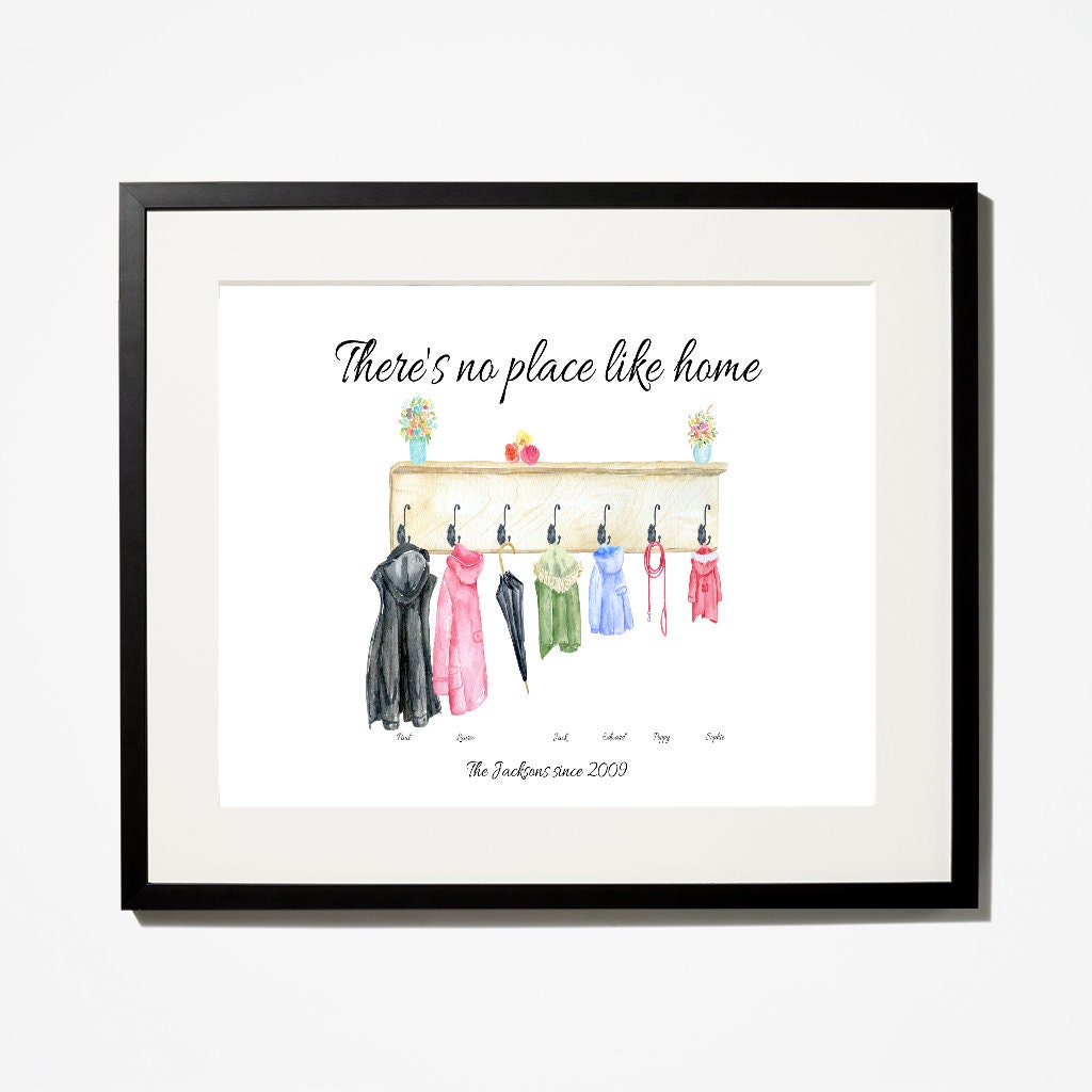 Custom Family Gift Personalised Family Print Custom Gift Etsy UK
