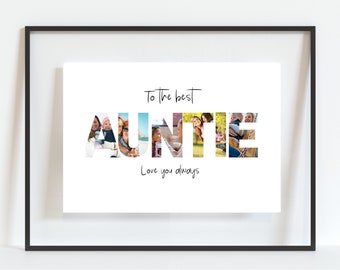 Aunt Gift Christmas, Gift for Auntie, Auntie Gift, Auntie Christmas Gift, Family Print, Aunt Gift