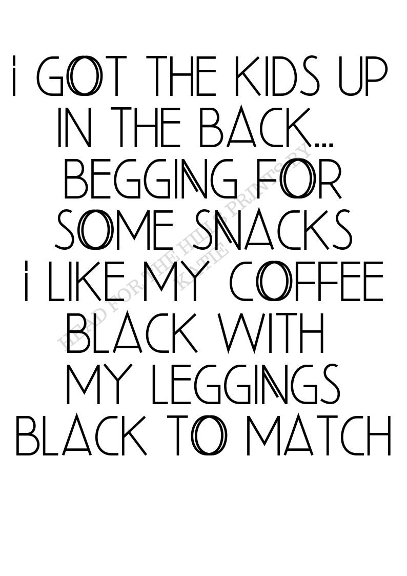 Old Town Road Print Lyrics Print Cant Nobody Tell Me Etsy