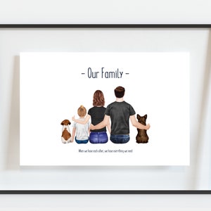 Personalised Family Print, Christmas Gift, Family Present, Gift for Wife, Gift for Husband, Gift for Family, Secret Santa Gift image 6