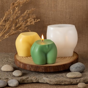 Curvy Female Torso Candle Mold – Body Shape Silicone Mold for Unique Soy Candles, Sexy Gift, Home Decor, DIY Candle Makin