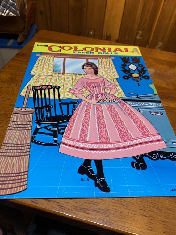 colonial paper dolls