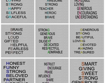 Download Mother Acronym Etsy